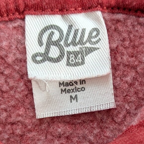 Blue 84 Brand Arkansas Razorback Cropped Hoodie Size Medium Dark Red (Cardinal) - Picture 7 of 9
